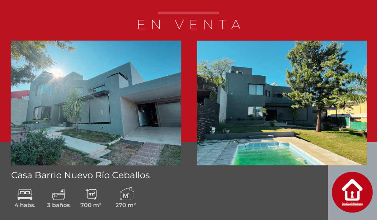 Casa ubicada en Barrio Nuevo Río Ceballos